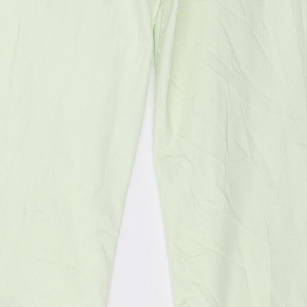 Oxxy Womens Green Trousers Size 12 L30 in