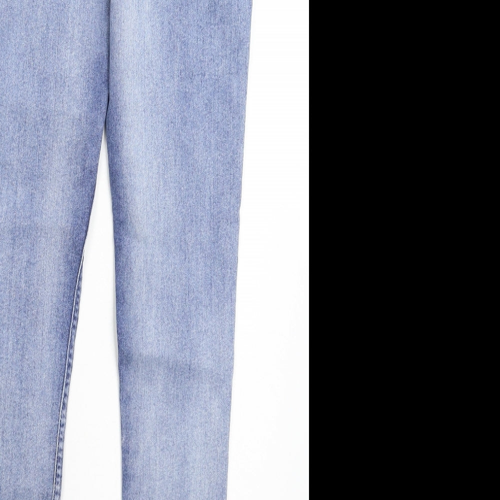 Divided Womens Blue Denim Jegging Jeans Size S L28 in