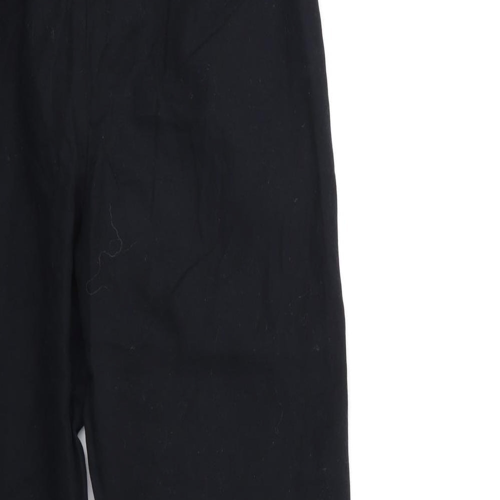 Marks & Spencer Womens Black Trousers Size 10 L24 in