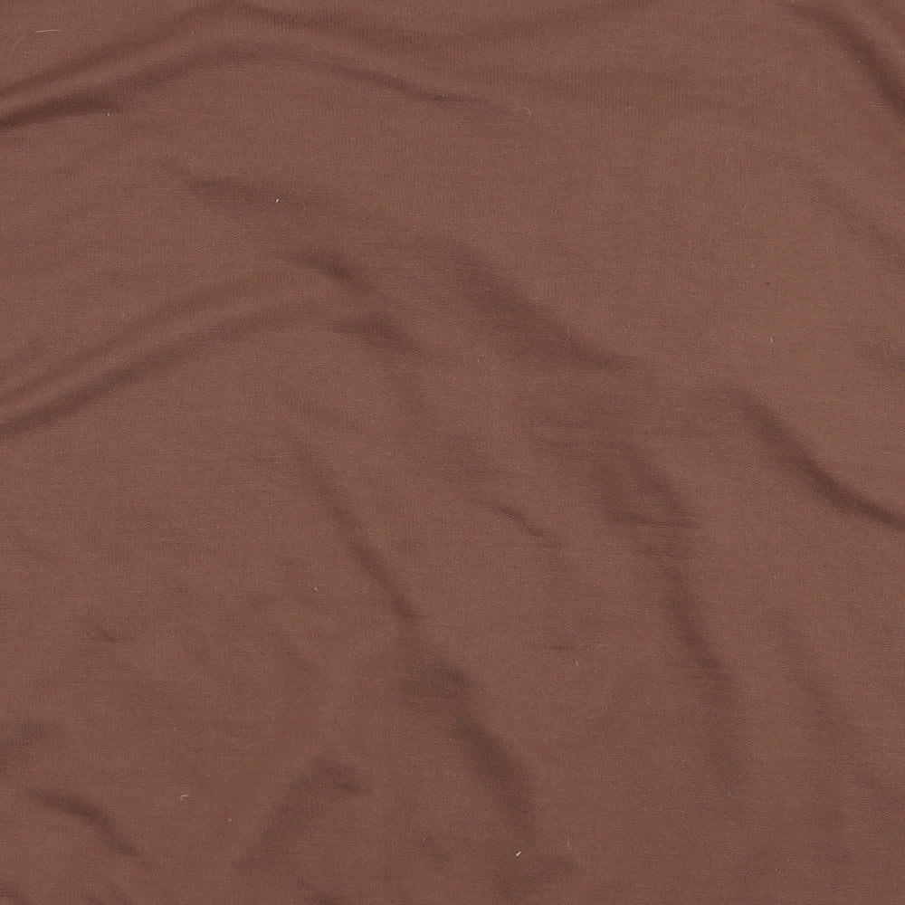 Preworn Womens Brown Full Zip Jumper Size L