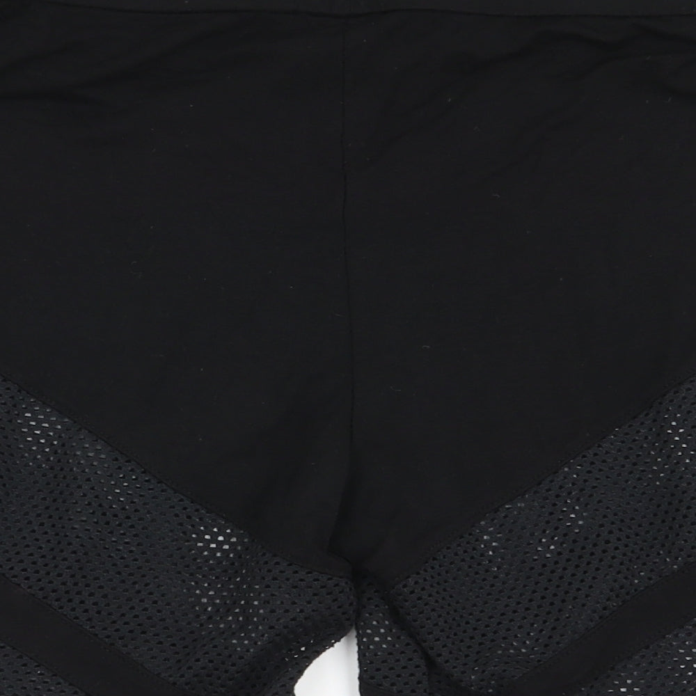 Select Womens Black Sweat Shorts Size M - Stretch waistband