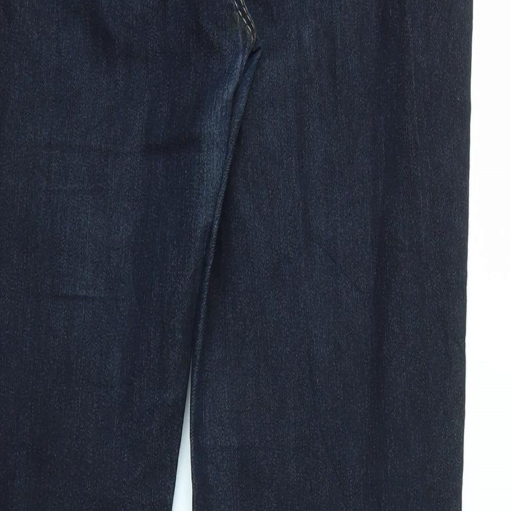 Preworn Womens Blue Straight Jeans Size 31 L28 in