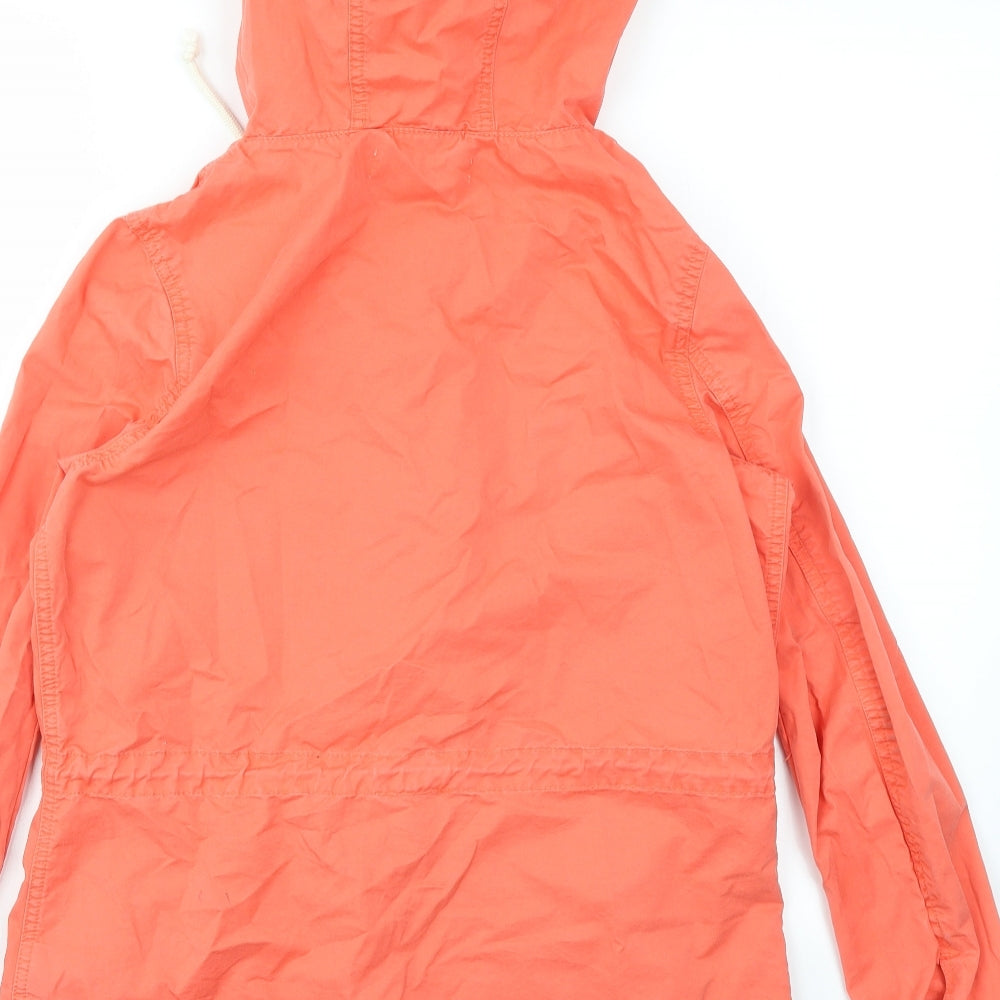 H&M Womens Orange Jacket Coat Size 4
