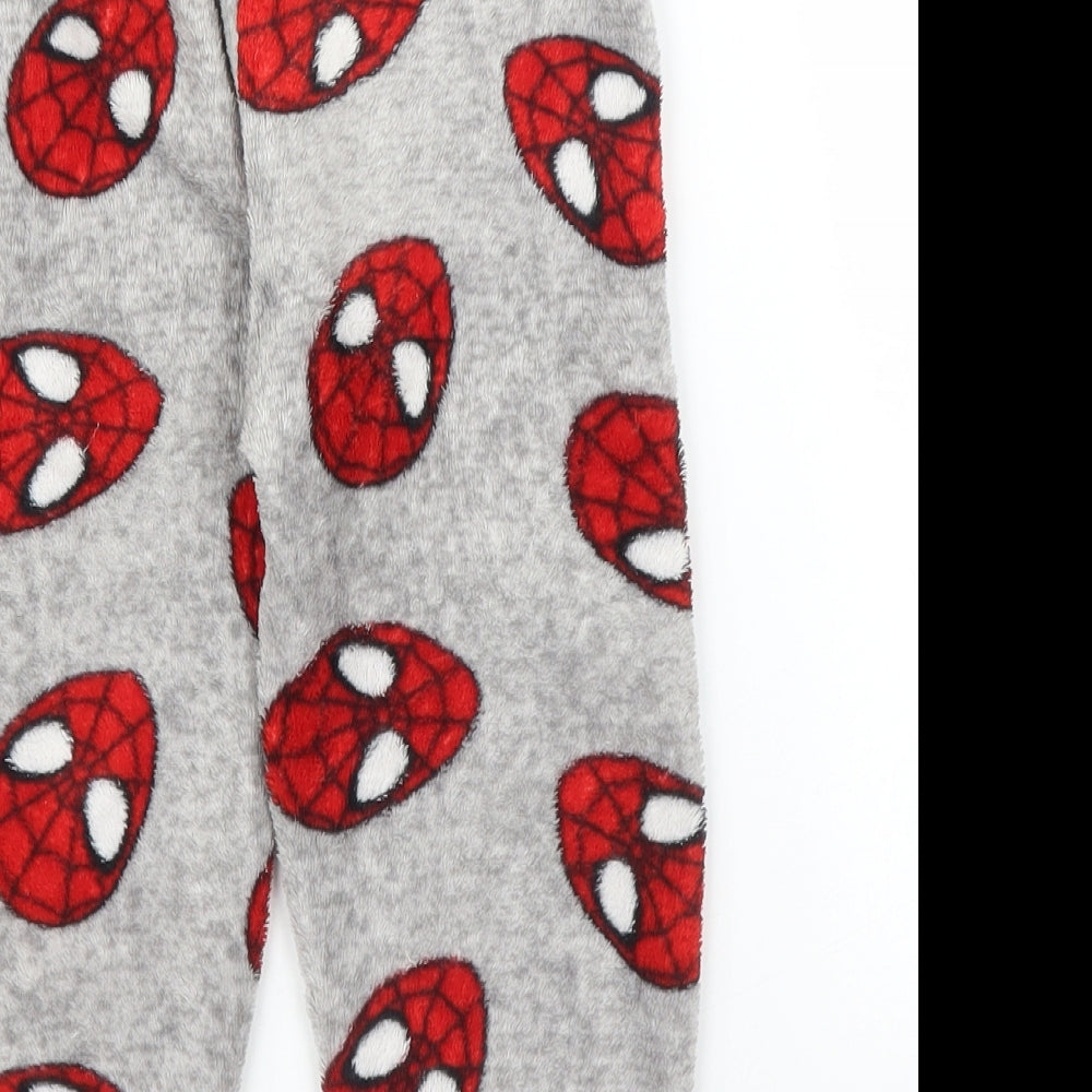 Preworn Boys Grey Solid Pyjama Pants Size 2 Years - Spiderman