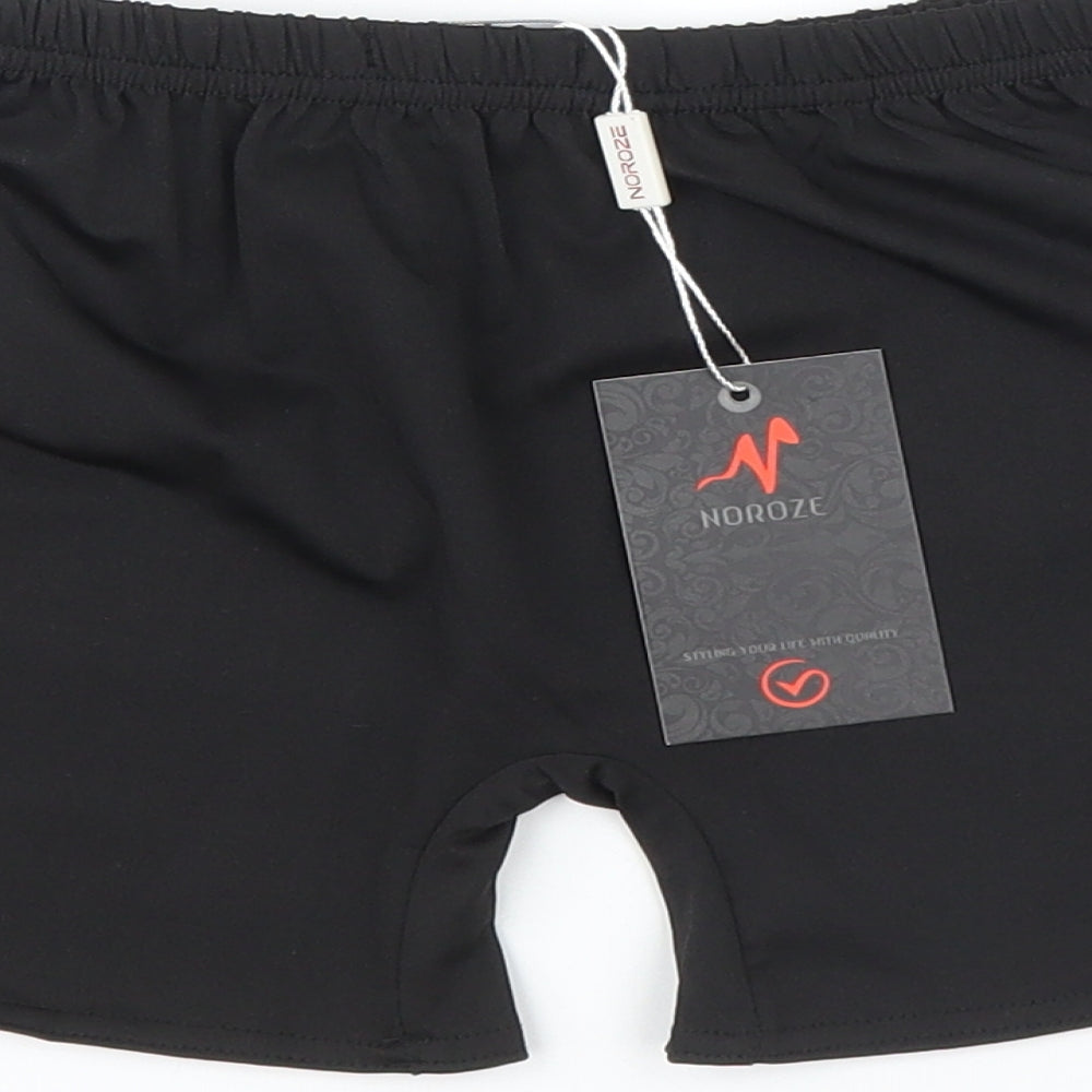 Noroze Boys Black Sweat Shorts Size 13 Years