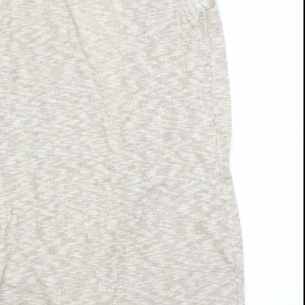 Dorothy Perkins Womens Gold Cardigan Jumper Size M