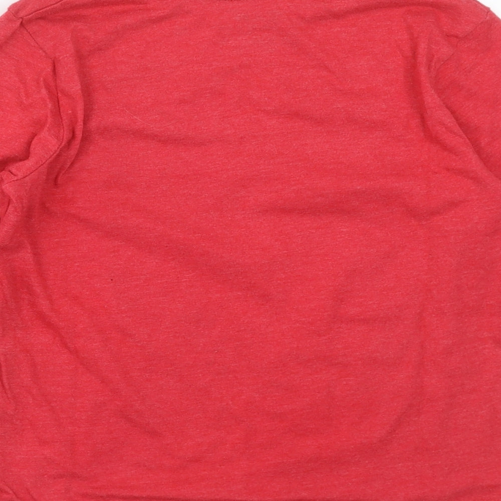 Primark Boys Red Basic T-Shirt Size 8-9 Years - football