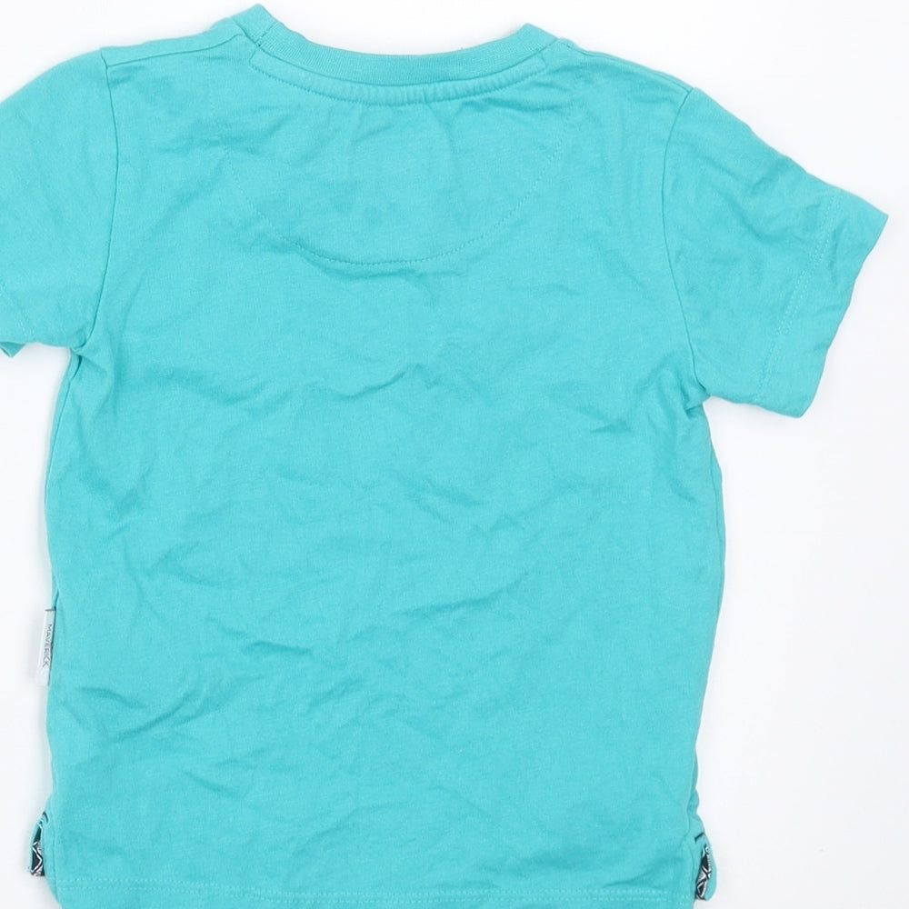 Lola Maverick Baby Blue Basic T-Shirt Size 12-18 Months - tiger