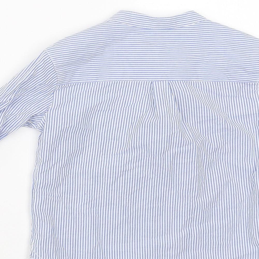 Billie Baby Blue Striped Basic Button-Up Size 18-24 Months