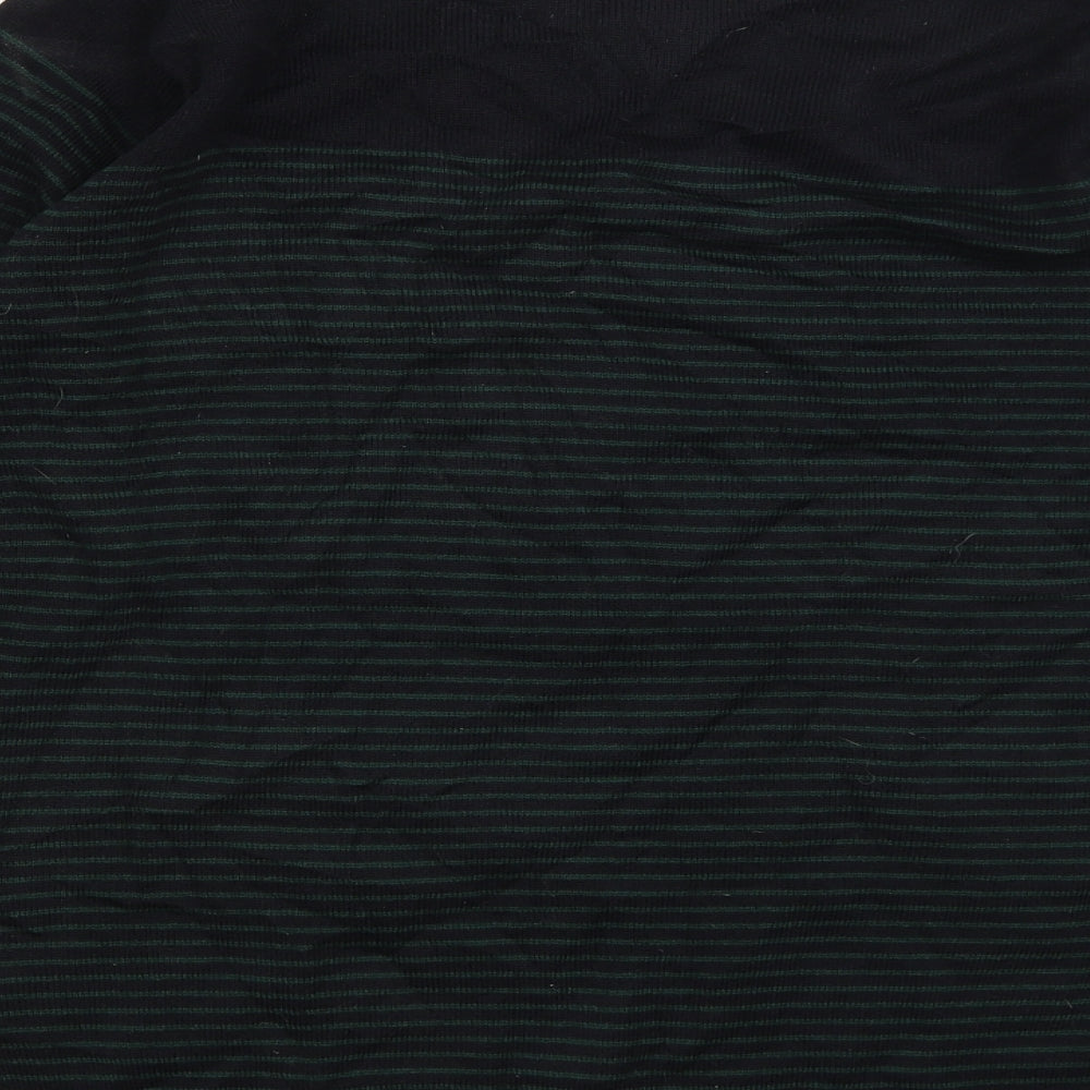 Cedarwood State Mens Blue Striped Pullover Jumper Size S