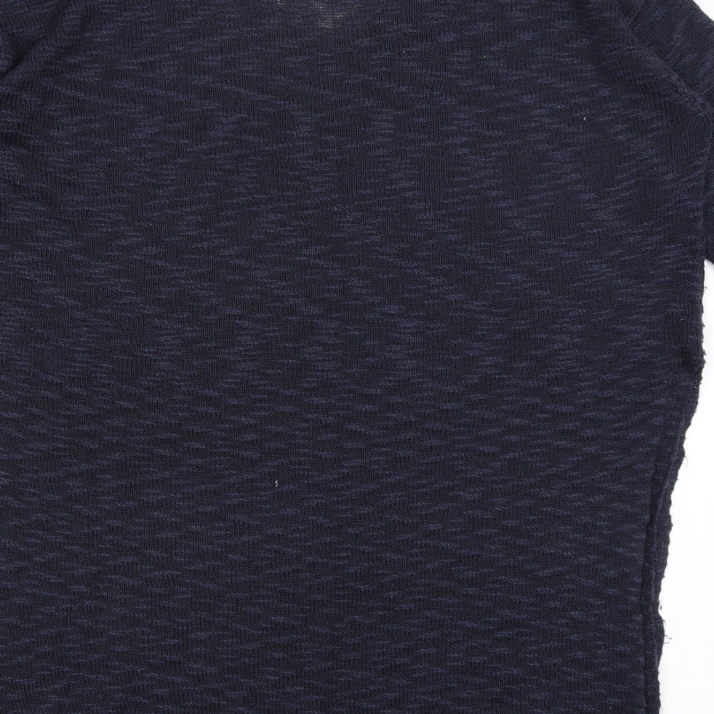 Voulez Vous Womens Blue Pullover Jumper Size M