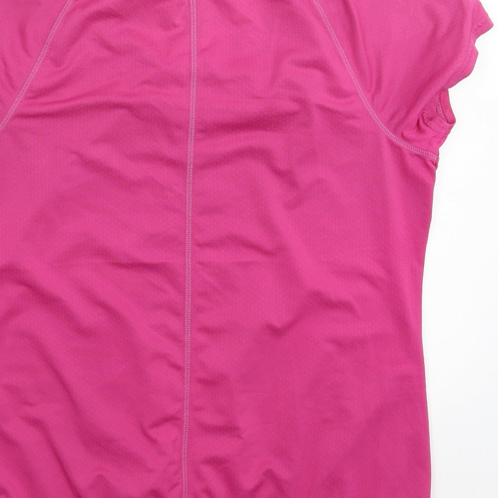 Preworn Womens Pink Jersey T-Shirt Size 10