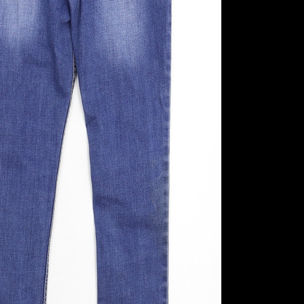 Denim & Co. Girls Blue Denim Skinny Jeans Size 12-13 Years
