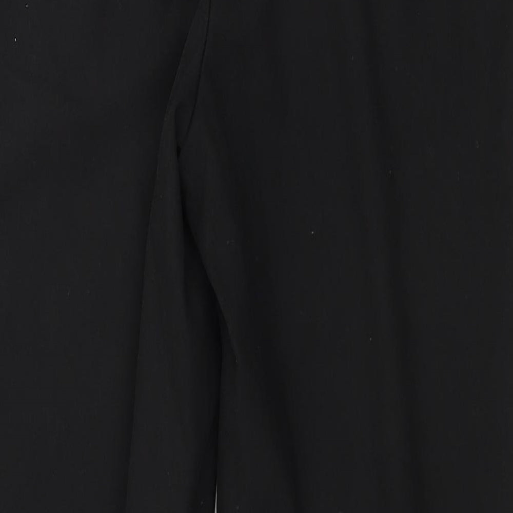 Next Womens Black Trousers Size 10 L27 in