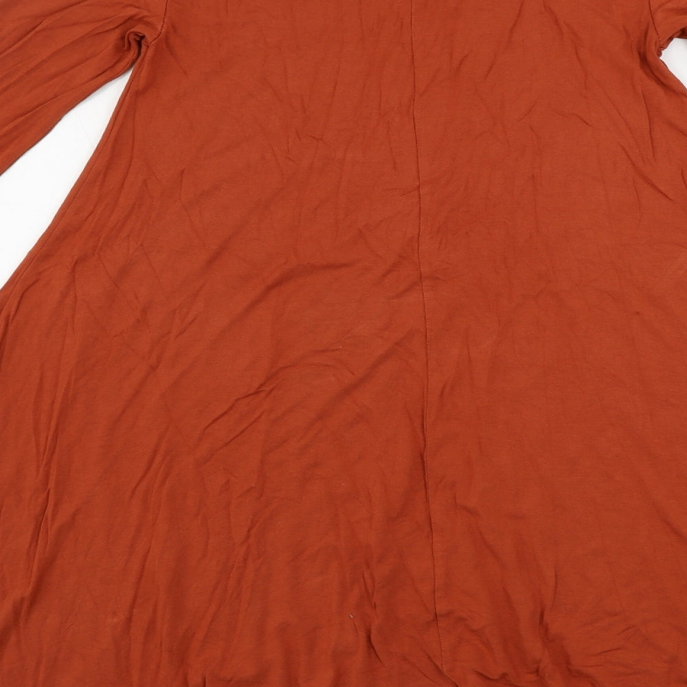 ASOS Womens Brown A-Line Size 8