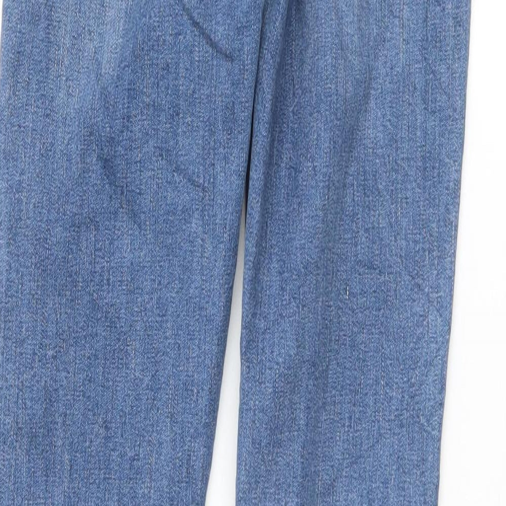 Topshop Womens Blue Skinny Jeans Size 28 L29.5 in