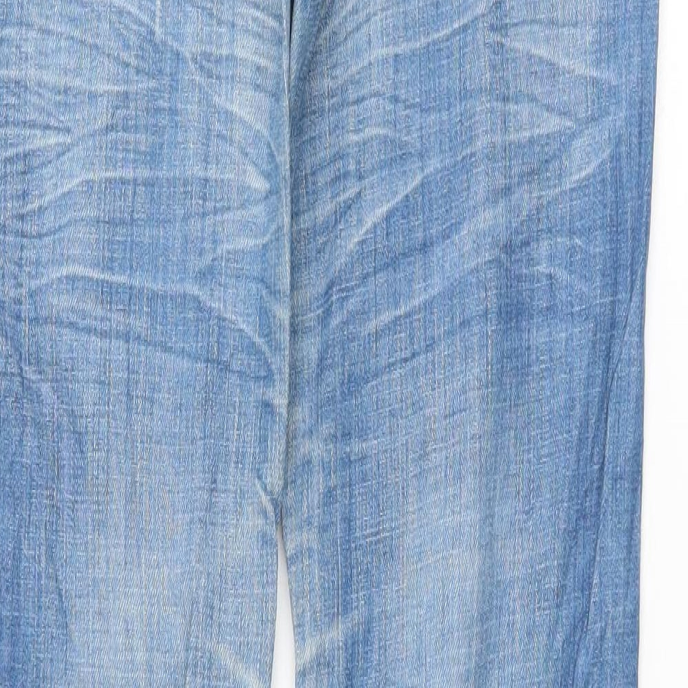 Astradivarius Womens Blue Straight Jeans Size 8 L36 in
