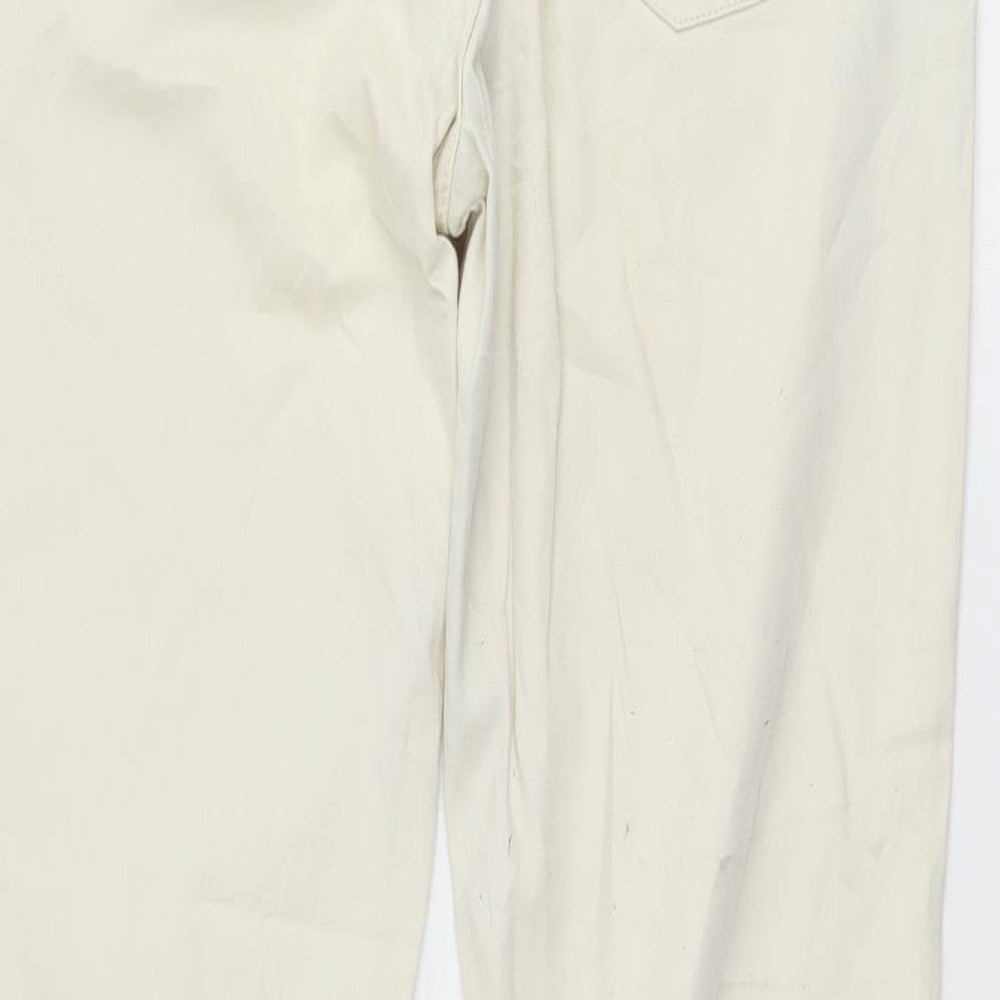 Cropp Womens White Skinny Jeans Size L L29 in