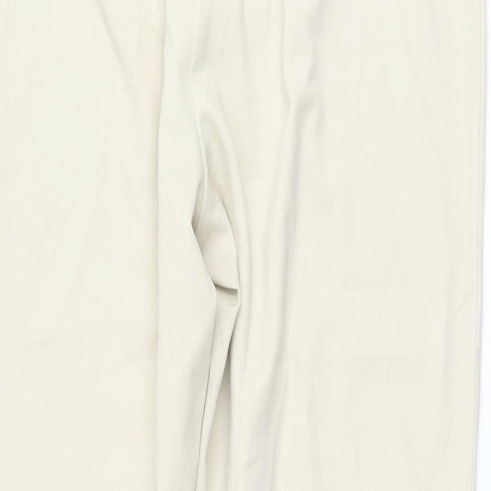 GINA LAURA Womens Beige Trousers Size 36 L29 in