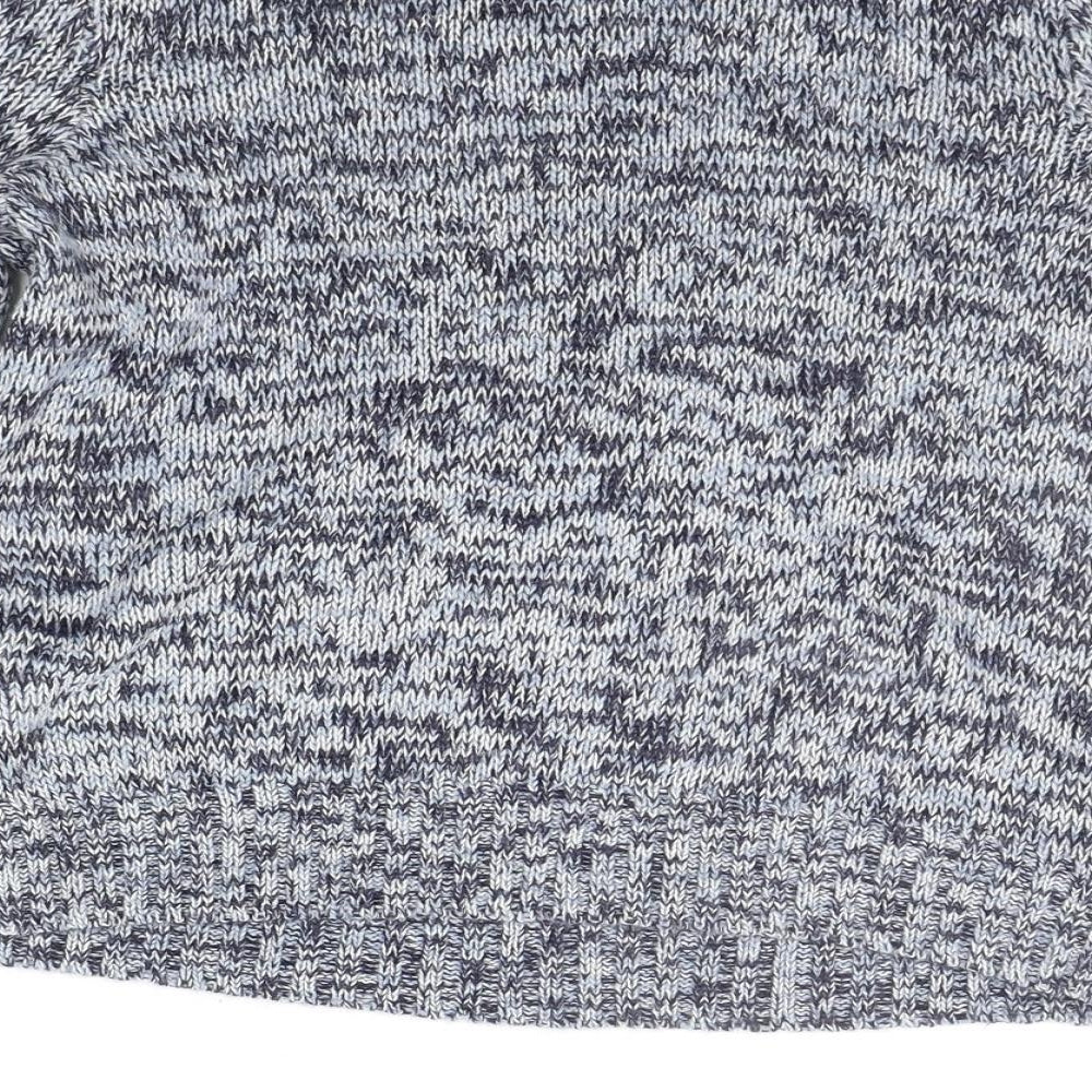 Divided Womens Blue Pullover Jumper Size S