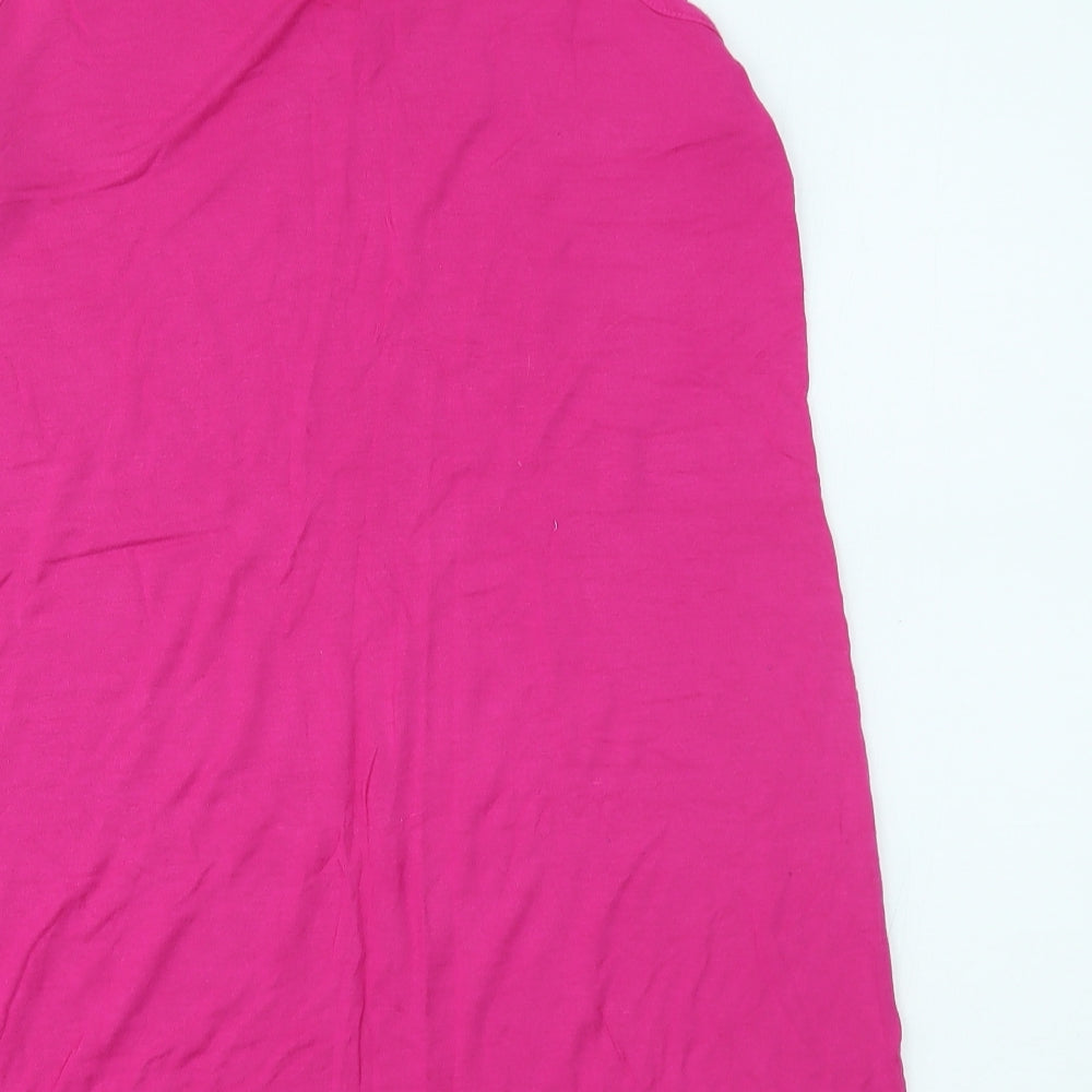 Zuppe Womens Pink Basic Tank Size 16