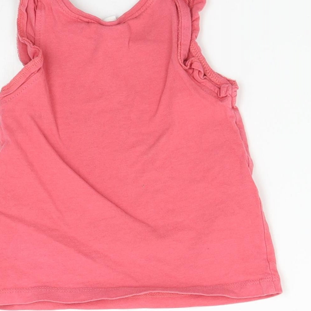 NEXT Baby Pink Basic Tank Size 9-12 Months