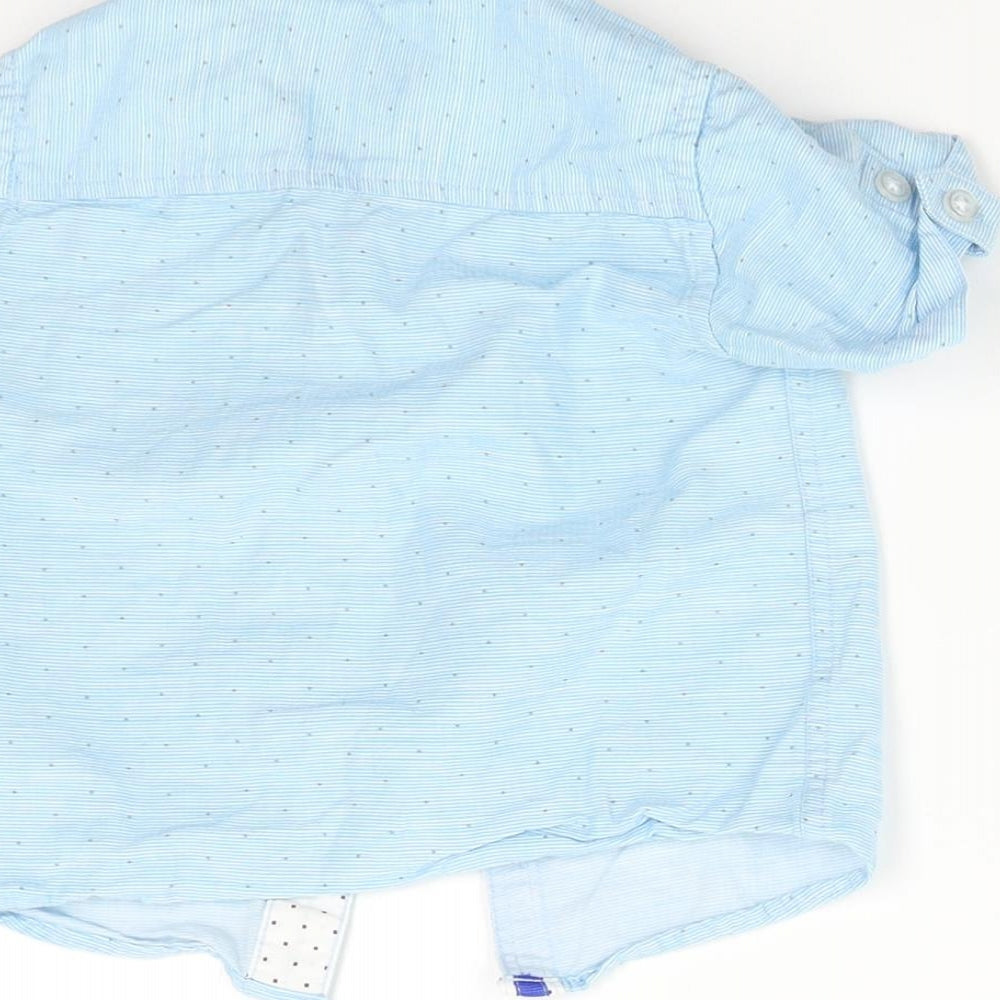 Lola & Maverick Baby Blue Basic Button-Up Size 12-18 Months