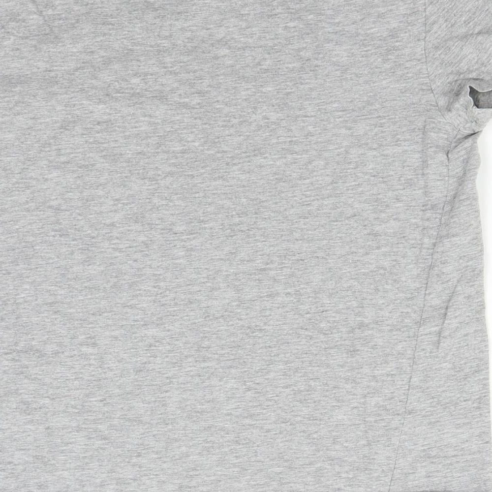 H&M Womens Grey Basic T-Shirt Size XS - Heart
