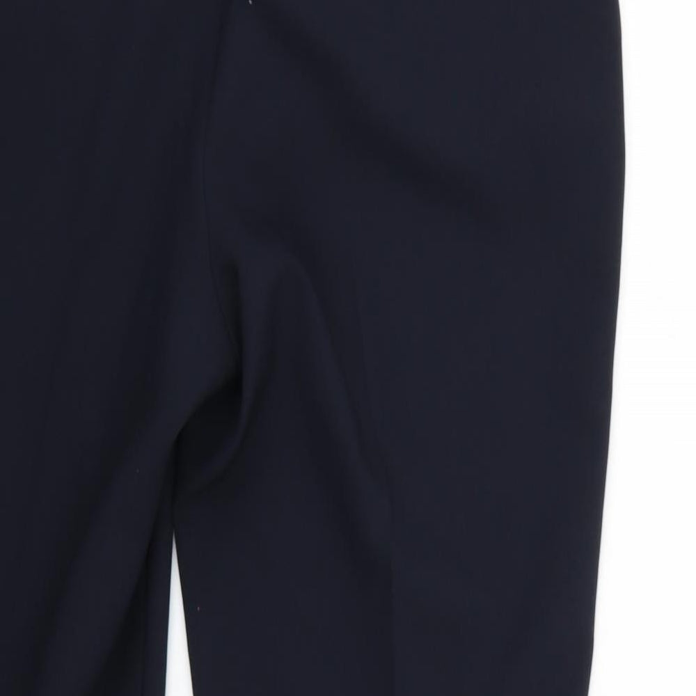 M&Co Womens Blue Trousers Size 12 L25 in