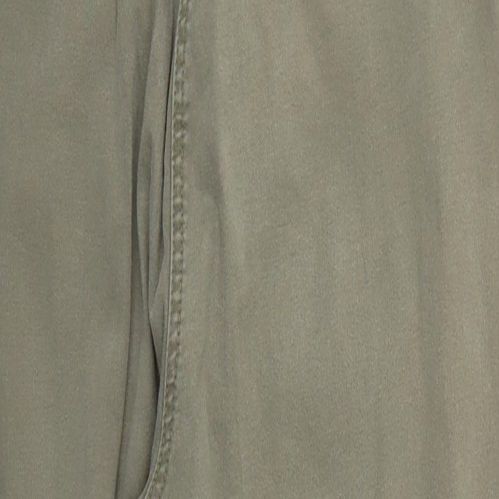 Dorothy Perkins Womens Green Straight Jeans Size 10 L25 in