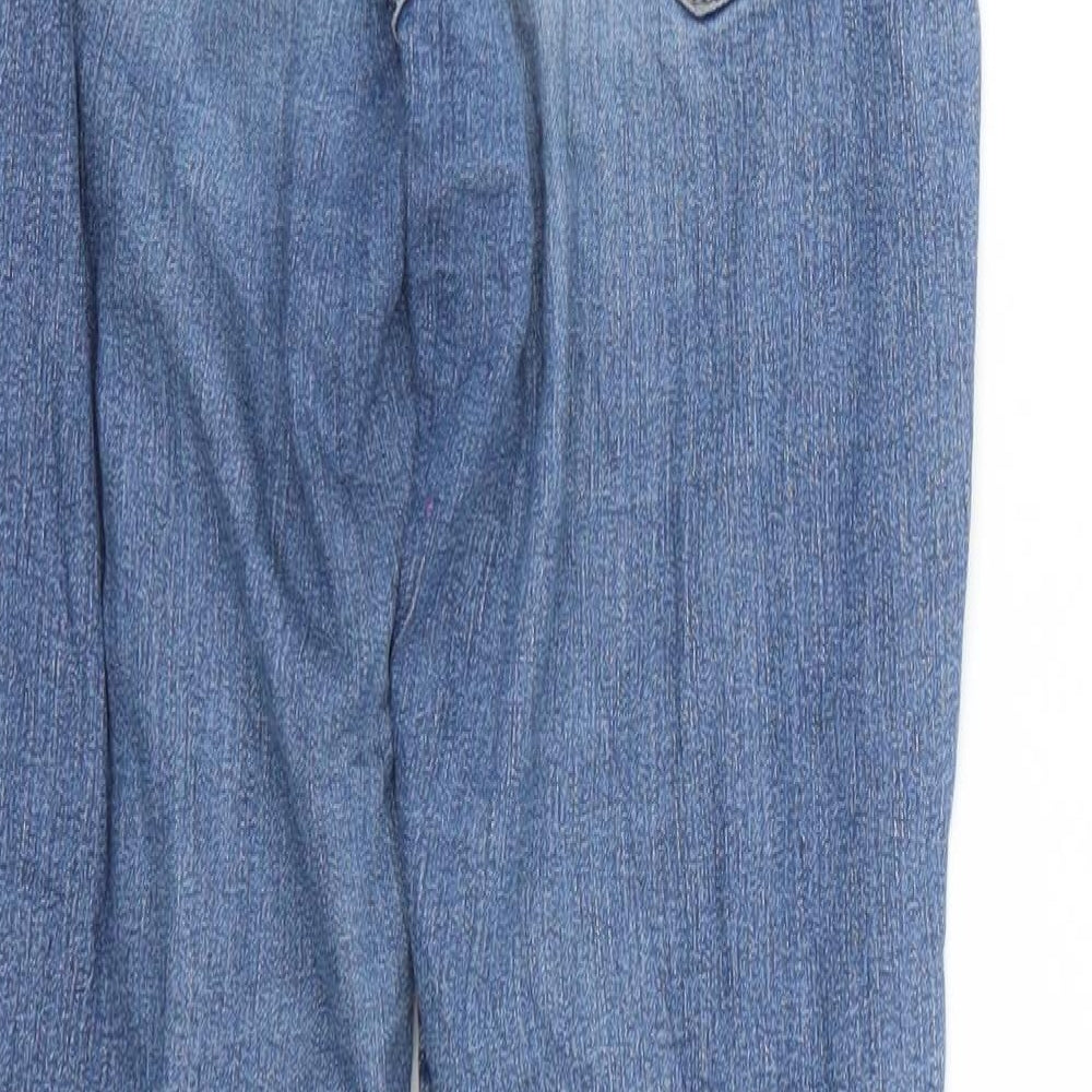 H&M Womens Blue Skinny Jeans Size 4 L27 in