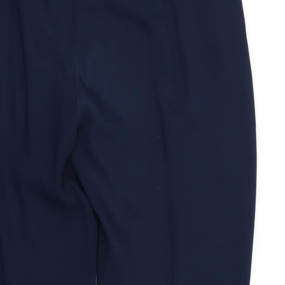 Marks & Spencer Womens Blue Trousers Size 14 L24 in