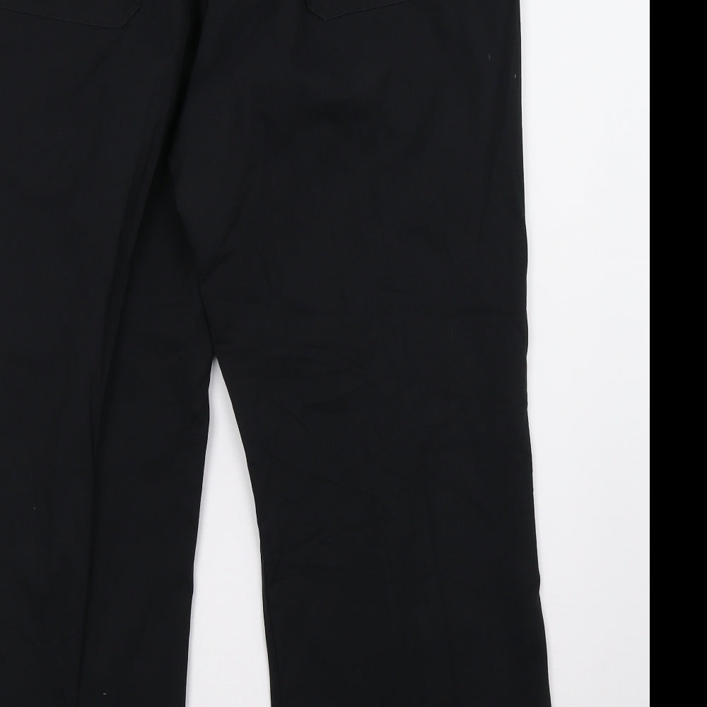 last gasp Womens Black Trousers Size 18 L28 in