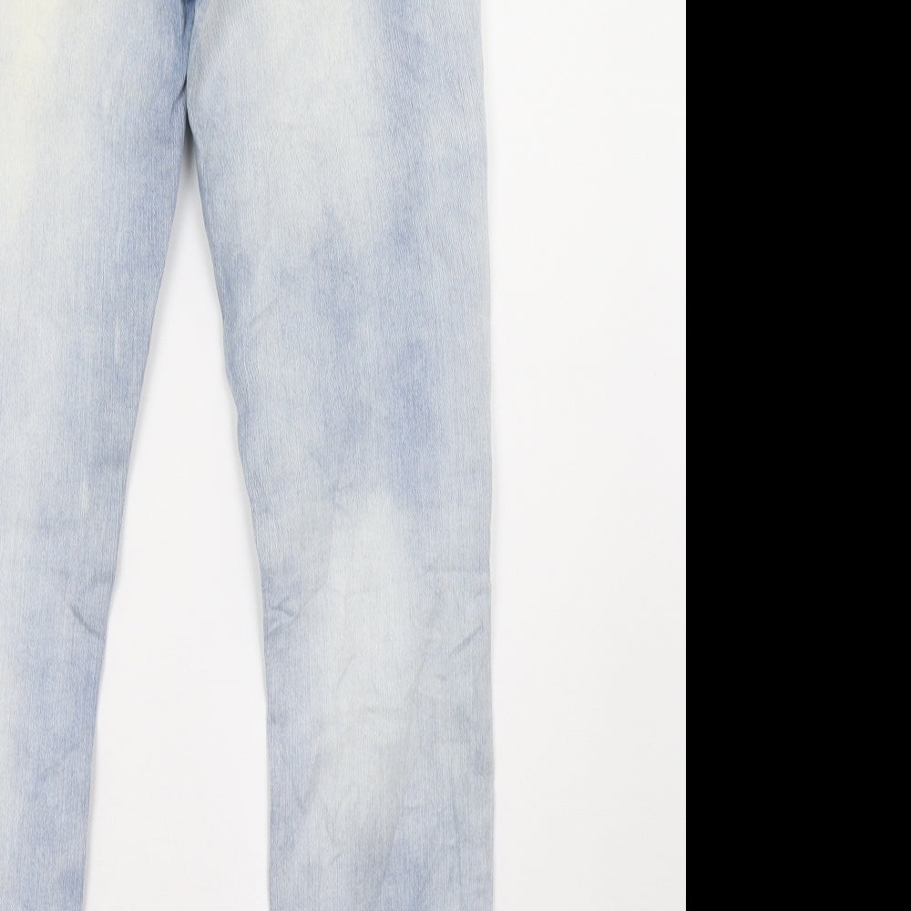 RESERVED Womens Blue Denim Straight Jeans Size 26 L32 in