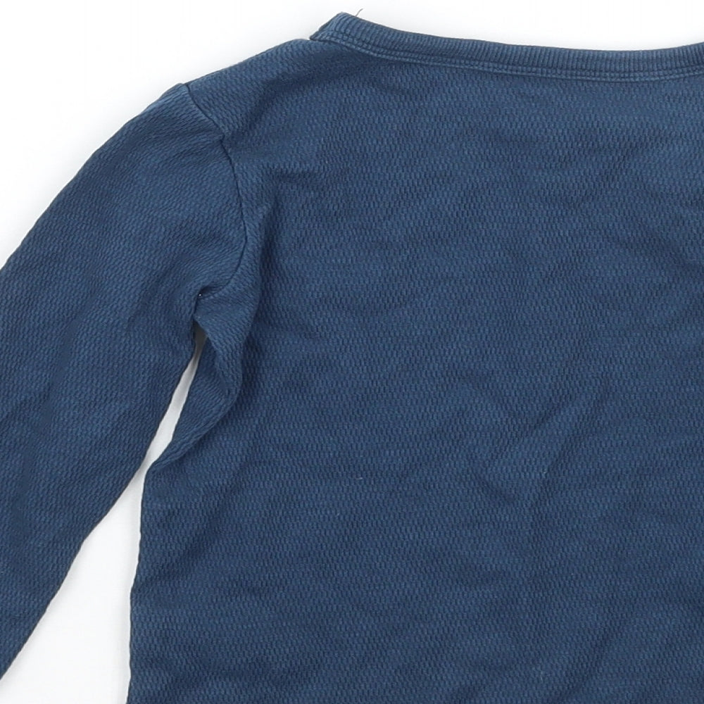 George Girls Blue Basic T-Shirt Size 2-3 Years