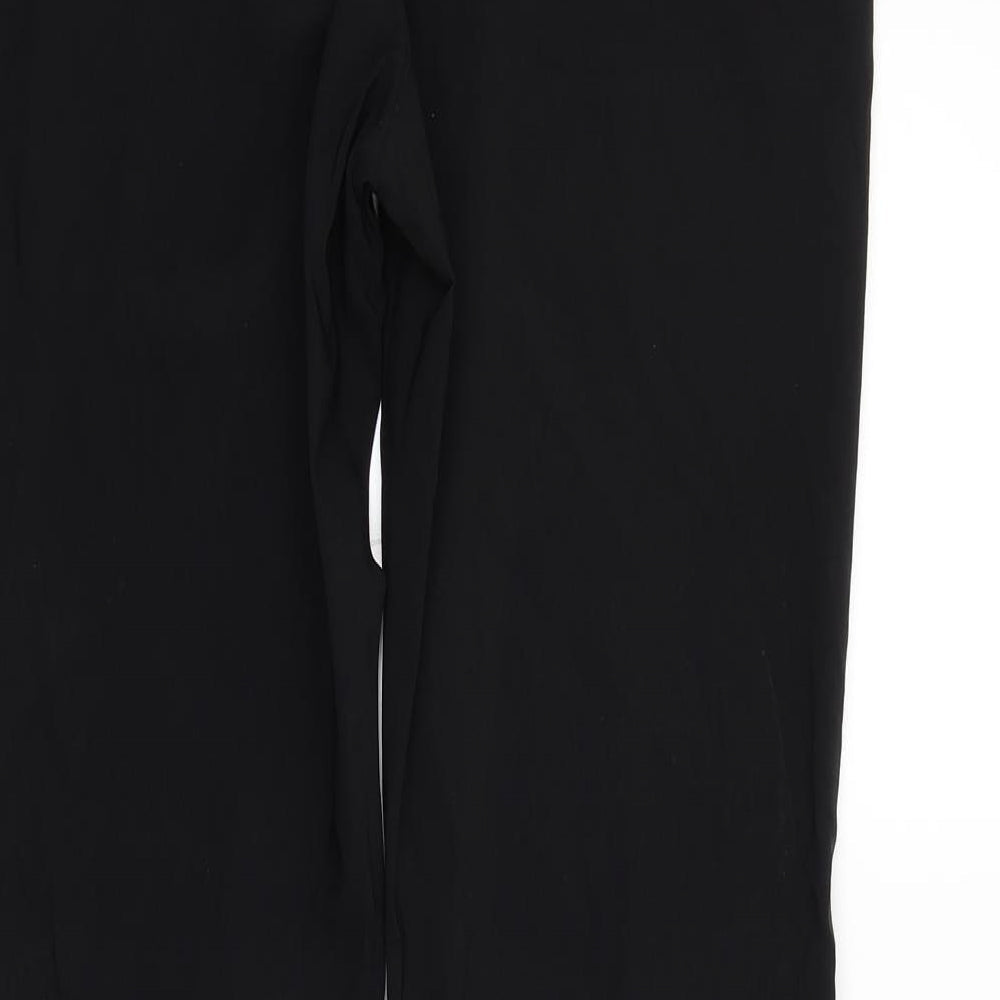Contempo Womens Black Trousers Size 14 L31 in