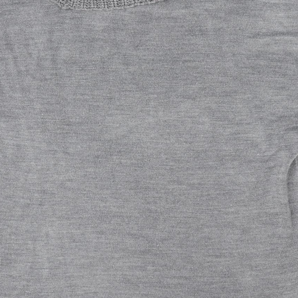 F&F Womens Grey Pullover Jumper Size 12