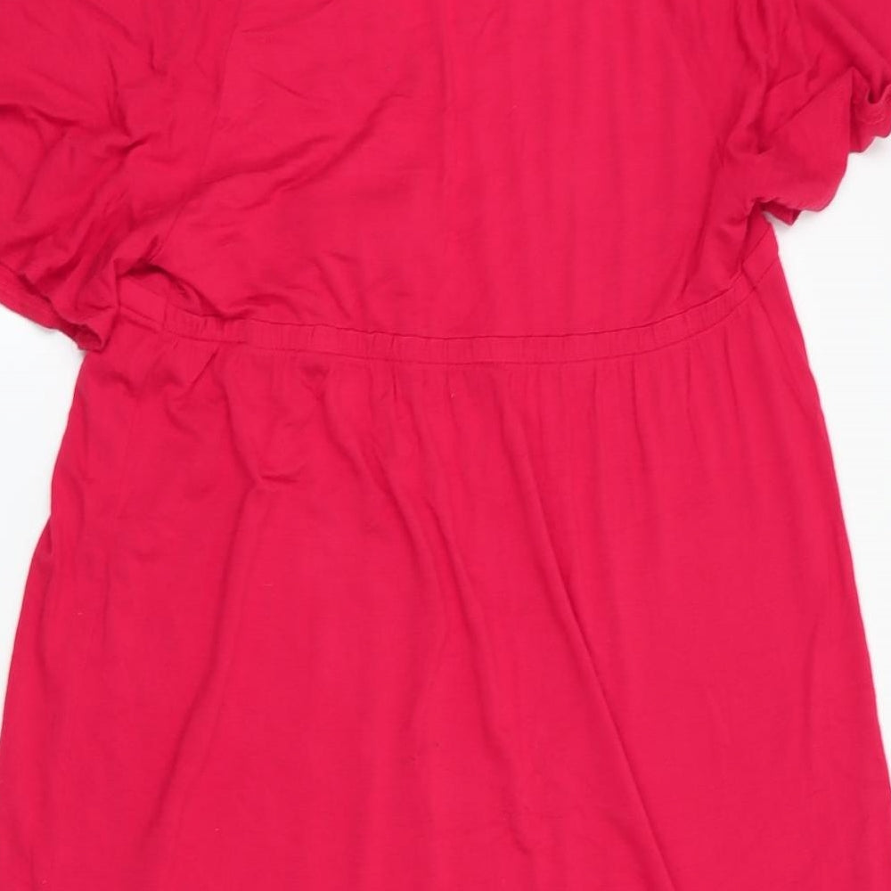 Butterflyby Womens Red Floral Dress Size 8