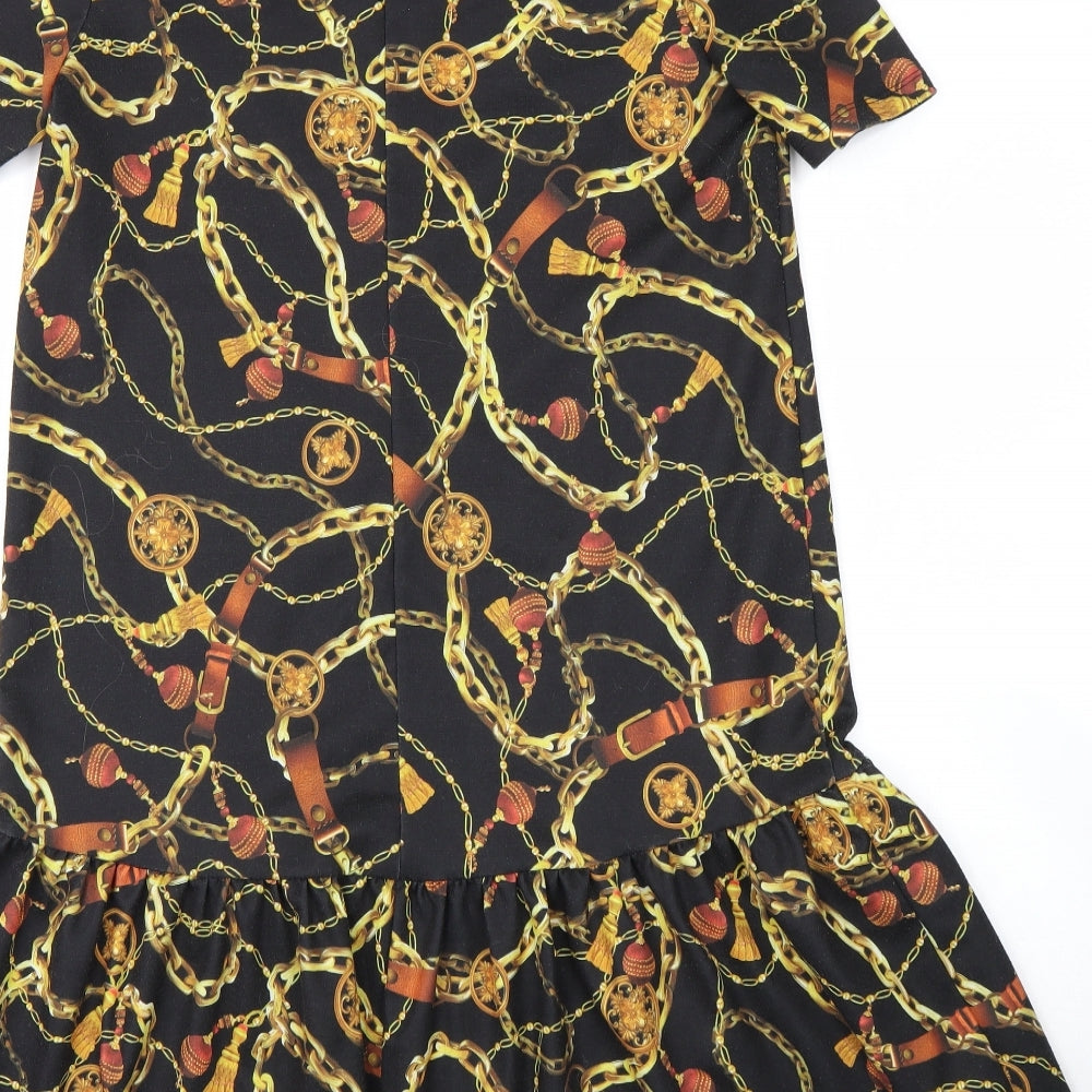 Zara Womens Multicoloured A-Line Size S