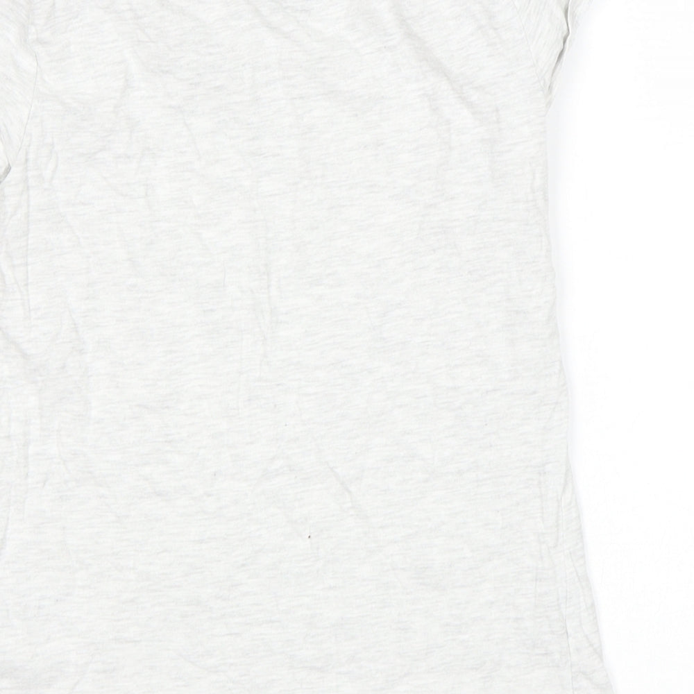 H&M Girls Grey Basic T-Shirt Size 9-10 Years