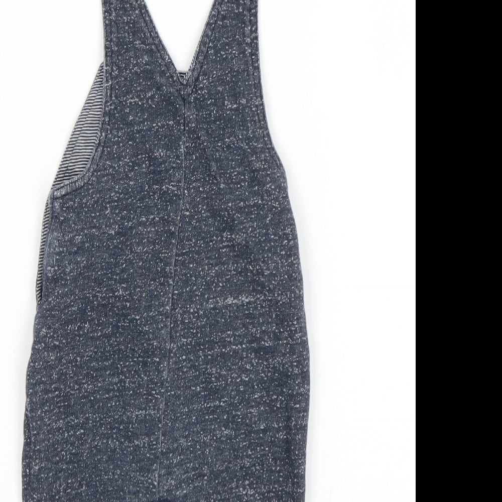 George Boys Grey Dungaree One-Piece Size 3-6 Months