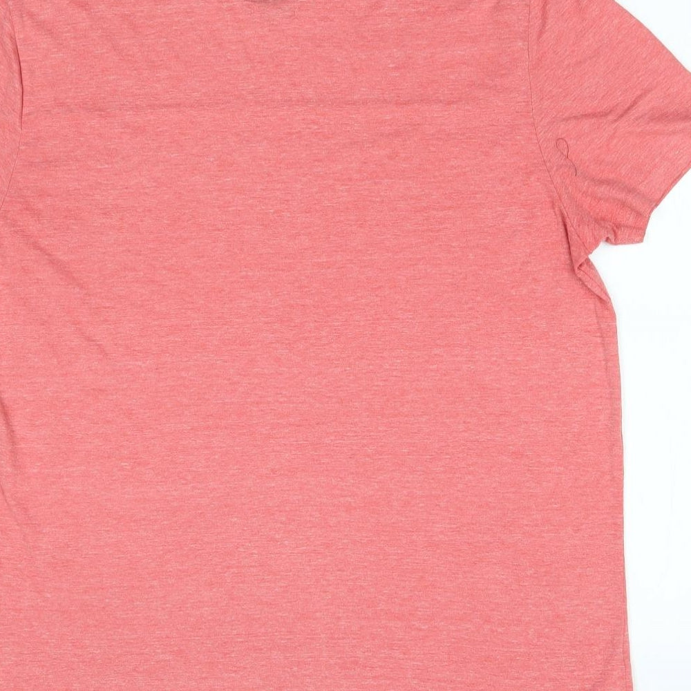 burton menswear Mens Pink T-Shirt Size L