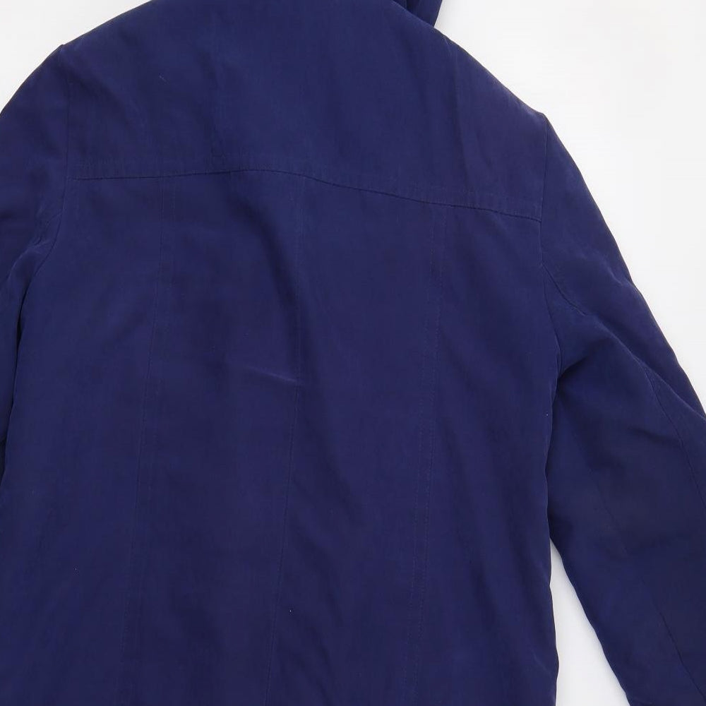 Bonmarché Womens Blue Parka Jacket Size S