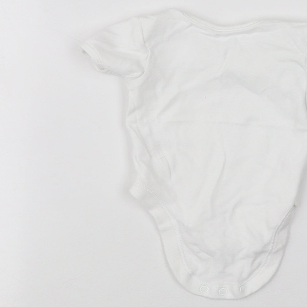 George Baby White Babygrow One-Piece Size 3-6 Months