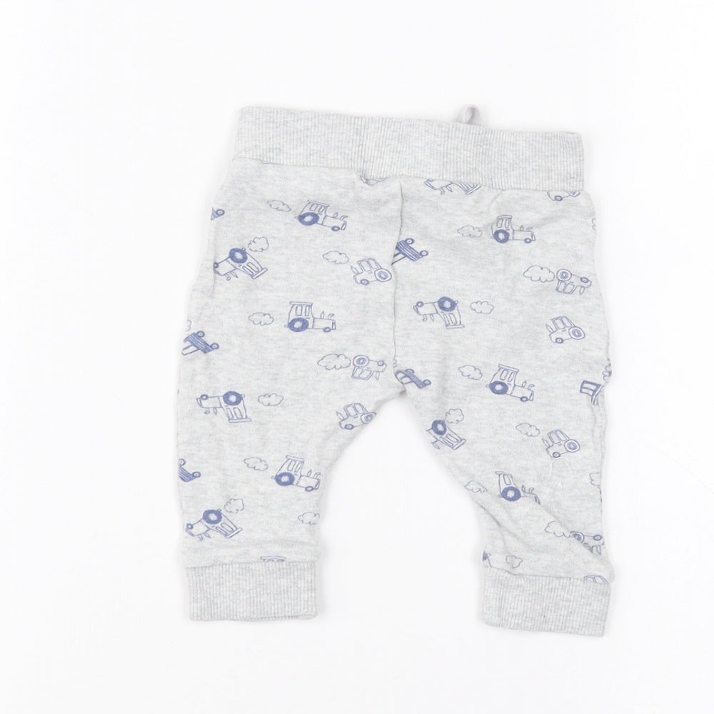 Mothercare Baby Grey Sweatpants Trousers Size 3-6 Months