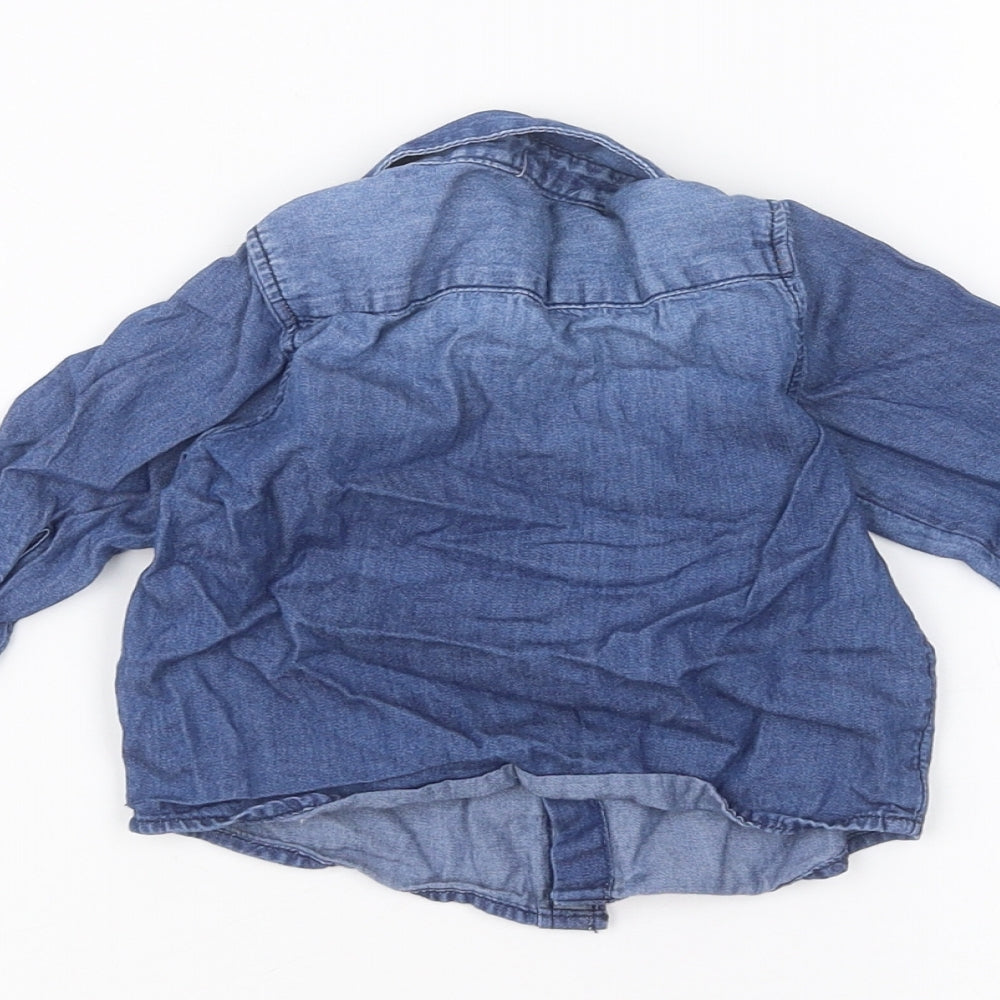 Matalan Baby Blue Basic Button-Up Size 3-6 Months