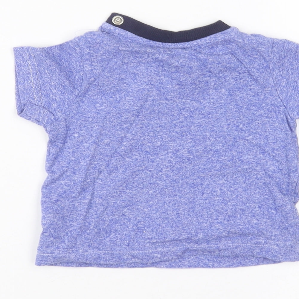 Nutmeg Baby Blue Basic T-Shirt Size 3-6 Months