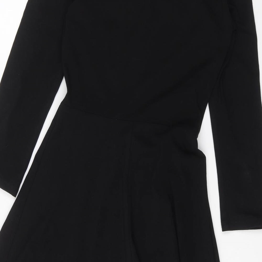 Dorothy Perkins Womens Black A-Line Size 8