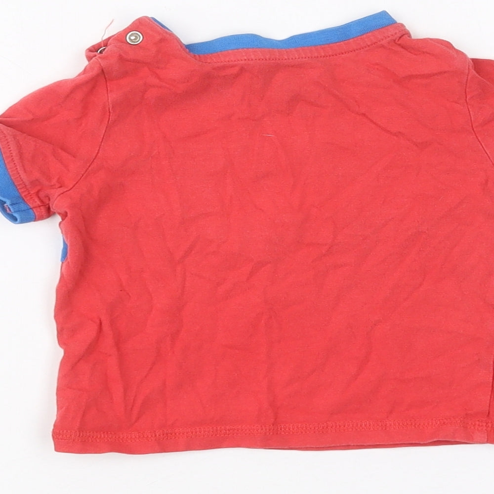 TU Baby Red Basic T-Shirt Size 6-9 Months