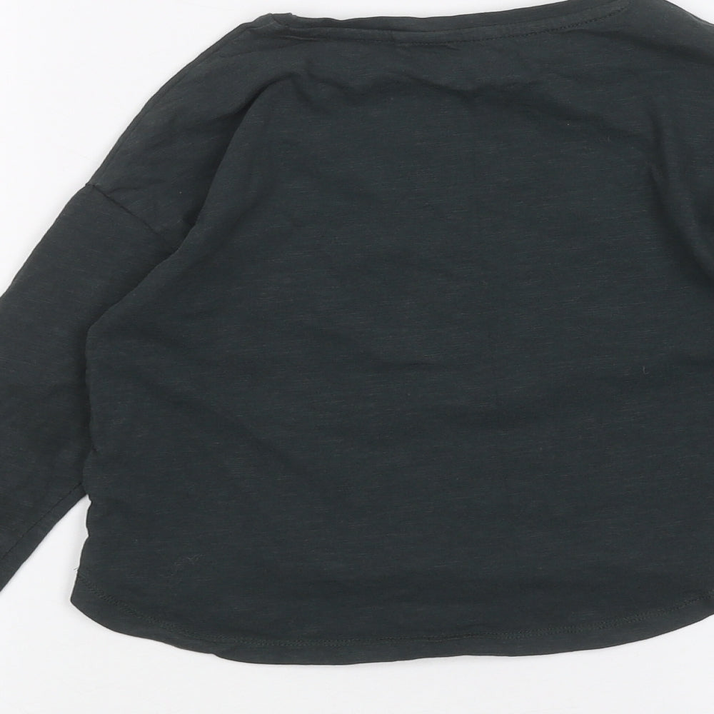 NEXT Girls Green Basic T-Shirt Size 5 Years